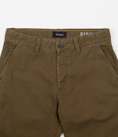 Brixton Fleet Rigid Carpenter Trousers - Olive