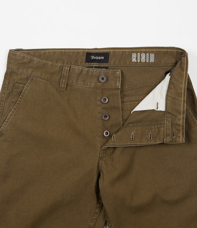 Brixton Fleet Rigid Carpenter Trousers - Olive