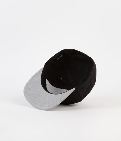 Brixton Forte Snapback Cap - Black / Grey