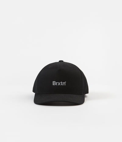 Brixton Gate II Snapback Cap - Black