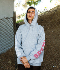 Brixton Haste II SV International Hoodie - Heather Grey