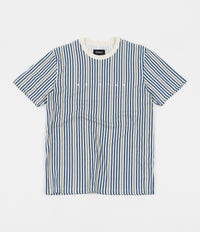 Brixton Hilt Embroidered T-Shirt - Dove