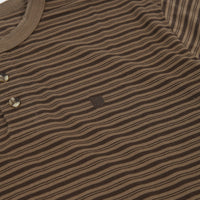 Brixton Hilt Henley T-Shirt - Dark Khaki / Brown thumbnail