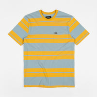 Brixton Hilt Pocket T-Shirt - Gold / Light Blue thumbnail