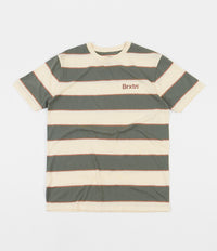 Brixton Hilt Print T-Shirt - Dove / Cypress