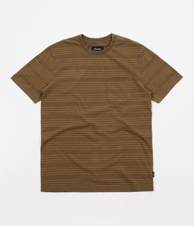 Brixton Hilt Washed Pocket T-Shirt - Olive