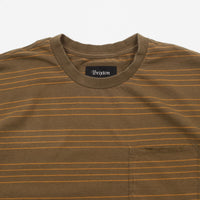 Brixton Hilt Washed Pocket T-Shirt - Olive thumbnail