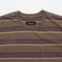 Brixton Hilt Washed Pocket T-Shirt - Olive / Brown thumbnail