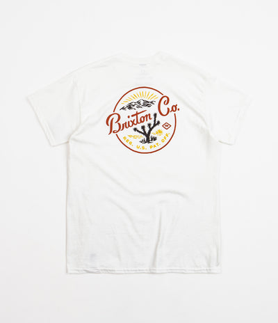 Brixton Joshua T-Shirt - White / Multi