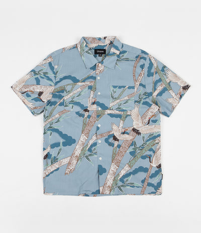 Brixton Lovitz II Short Sleeve Shirt - Blue Stone