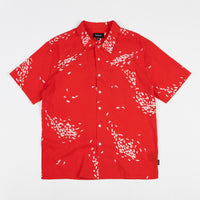 Brixton Lovitz Short Sleeve Shirt - Red / White thumbnail