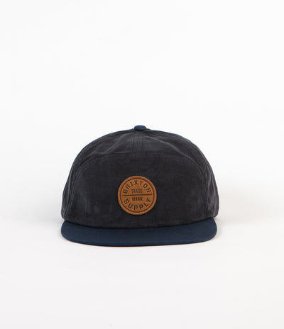 Brixton Oath 7 Panel Cap - Dark Navy