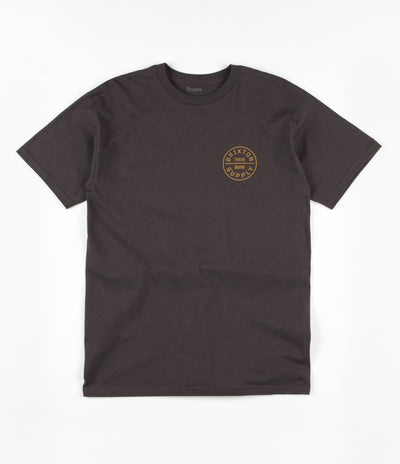 Brixton Oath T-Shirt - Washed Black