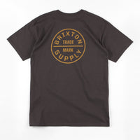 Brixton Oath T-Shirt - Washed Black thumbnail