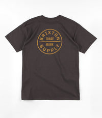 Brixton Oath T-Shirt - Washed Black