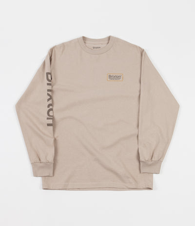 Brixton Palmer II Long Sleeve T-Shirt - Sand