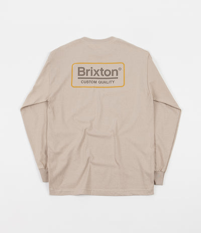 Brixton Palmer II Long Sleeve T-Shirt - Sand