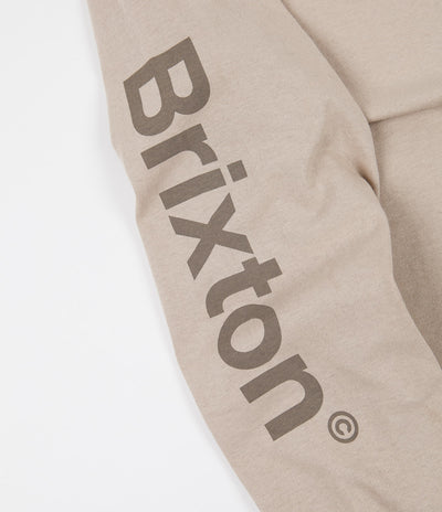 Brixton Palmer II Long Sleeve T-Shirt - Sand