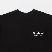 Brixton Palmer Line T-Shirt - Worn Wash Black thumbnail