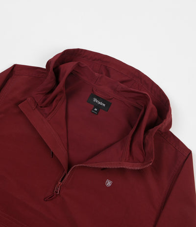 Brixton Patrol Anorak Jacket - Burgundy