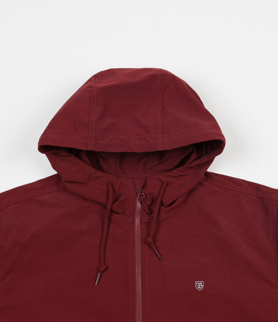 Brixton Patrol Anorak Jacket - Burgundy