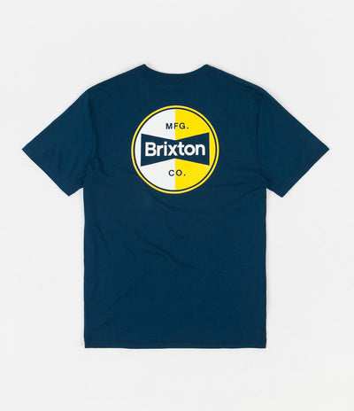 Brixton Patron T-Shirt - Marine Blue