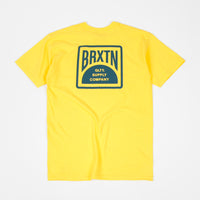 Brixton Pivot T-Shirt - Yellow thumbnail