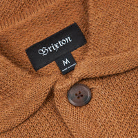 Brixton Powell Cardigan Copper Flatspot