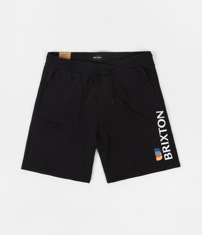 Brixton Stem Fleece Shorts - Black