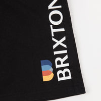 Brixton Stem Fleece Shorts - Black thumbnail