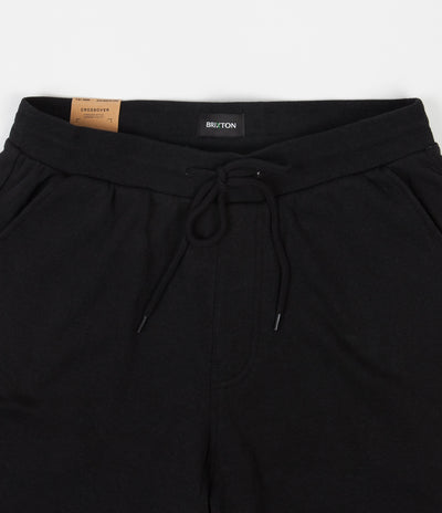 Brixton Stem Fleece Shorts - Black