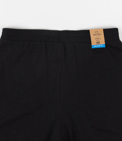 Brixton Stem Fleece Shorts - Black