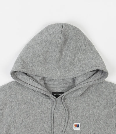 Brixton Stem Hoodie - Heather Grey