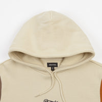 Brixton Stith Hoodie - Gravel / Dark Khaki / Amber thumbnail