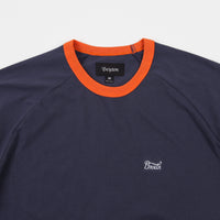 Brixton Stith II T-Shirt - Washed Navy / Tiger thumbnail