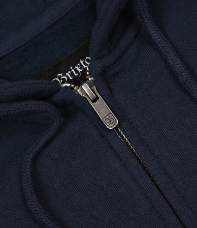 Brixton Stith Zip Hoodie - Navy