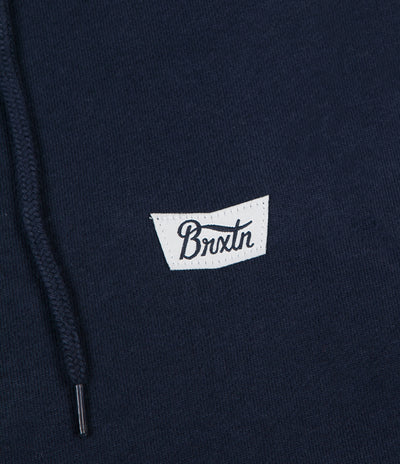 Brixton Stith Zip Hoodie - Navy