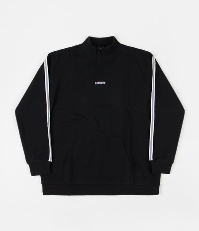 Brixton Stowell 1/2 Zip Sweatshirt - Black