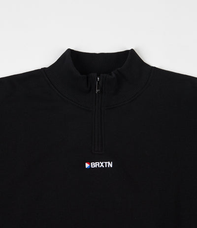 Brixton Stowell 1/2 Zip Sweatshirt - Black