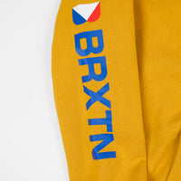 Brixton Stowell Intl Hoodie - Nugget Gold thumbnail