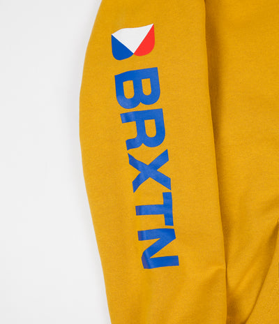 Brixton Stowell Intl Hoodie - Nugget Gold