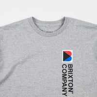 Brixton Stowell VI T-Shirt - Heather Grey thumbnail