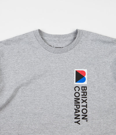 Brixton Stowell VI T-Shirt - Heather Grey