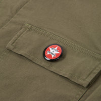 Brixton Strummer Comrad Jacket - Army Green thumbnail