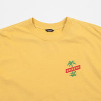 Brixton Tosh Long Sleeve T-Shirt - Washed Yellow thumbnail