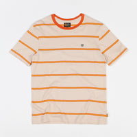 Brixton x Independent Deputy Knit T-Shirt - Orange / Tan thumbnail