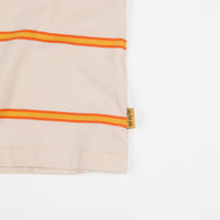 Brixton x Independent Deputy Knit T-Shirt - Orange / Tan thumbnail