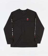 Brixton x Independent Frame Long Sleeve T-Shirt - Washed Black