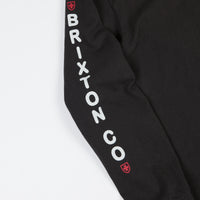 Brixton x Independent Frame Long Sleeve T-Shirt - Washed Black thumbnail