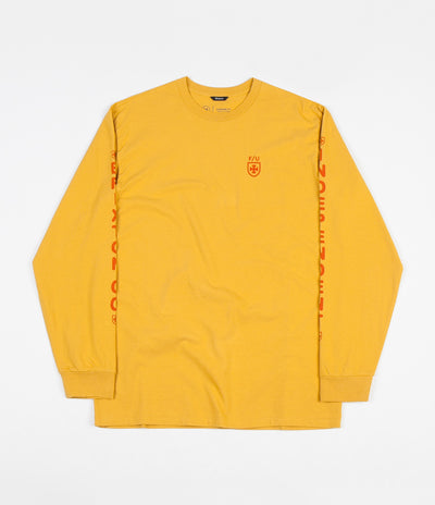 Brixton x Independent Frame Long Sleeve T-Shirt - Yellow